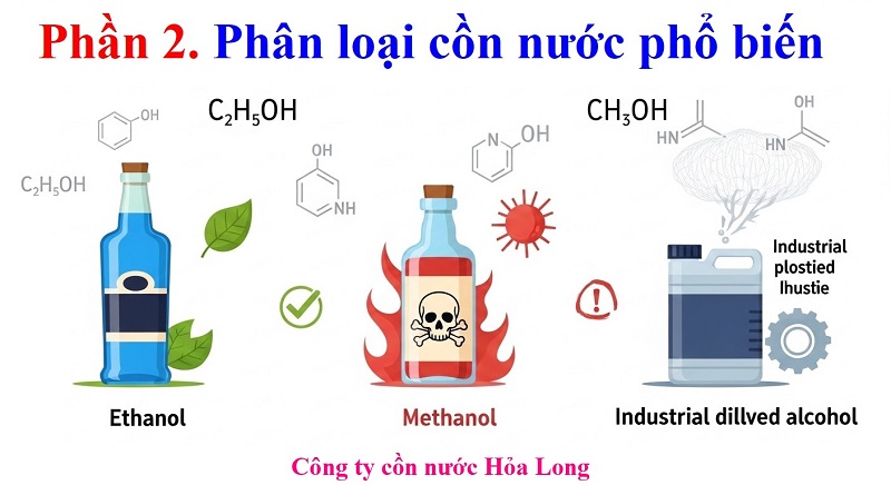 Cồn nước có an toàn không? Giải đáp chi tiết từ A–Z cho người dùng